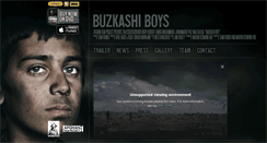 Desktop Screenshot of buzkashiboys.com